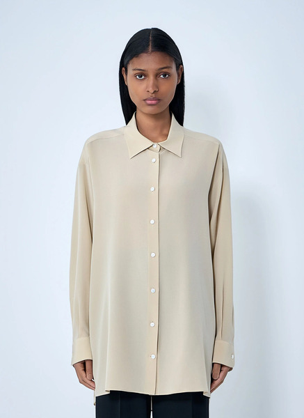  The Row The Row Luka Shirt - Frau Hemden Beige Us - 04 