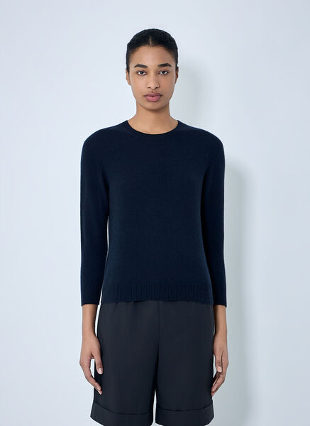  The Row The Row Noler Cashmere Sweater - Frau Tops Navy M 