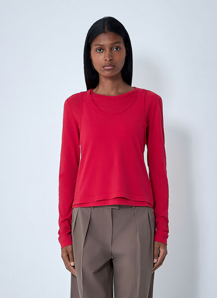  The Row The Row Seruni T-shirt - Frau Tops Red S 