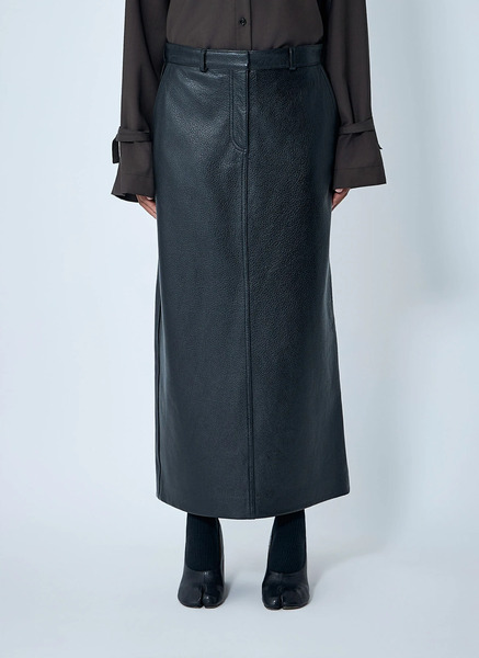  Toteme Toteme Leather Skirt - Frau Röcke Black Fr - 38 