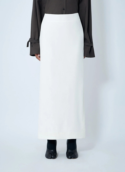  Toteme Toteme Light Wool Skirt - Frau Röcke Beige Fr - 38 
