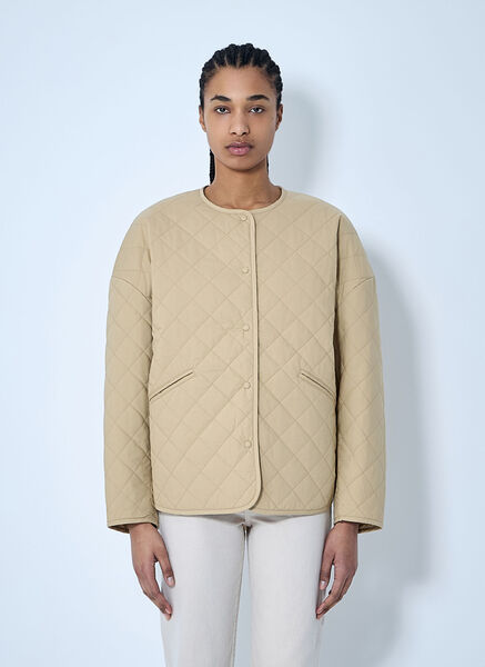  Toteme Toteme Quilted Jacket - Frau Jacken Beige S 