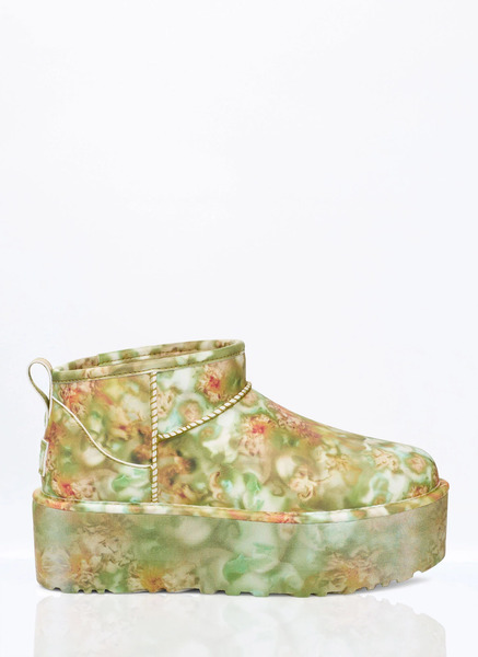  Ugg Collina Strada Ugg Collina Strada Mini Platform Boots - Frau Stiefel Green Us - 13 