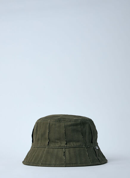  Vans Vans Reversible Logo Motif Bucket Hat - Mann Hats Green S - M 