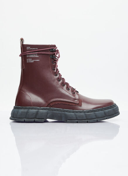  Virón Virón 1992 Appleskin Boots -  Stiefel Burgundy Eu - 44 