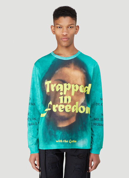  Vyner Articles Vyner Articles Trapped In Freedom Sweatshirt - Mann T-shirts Green M 