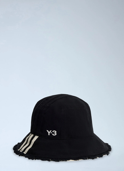  Y-3 Y-3 Logo Motif Bucket Hat -  Hats Black L 