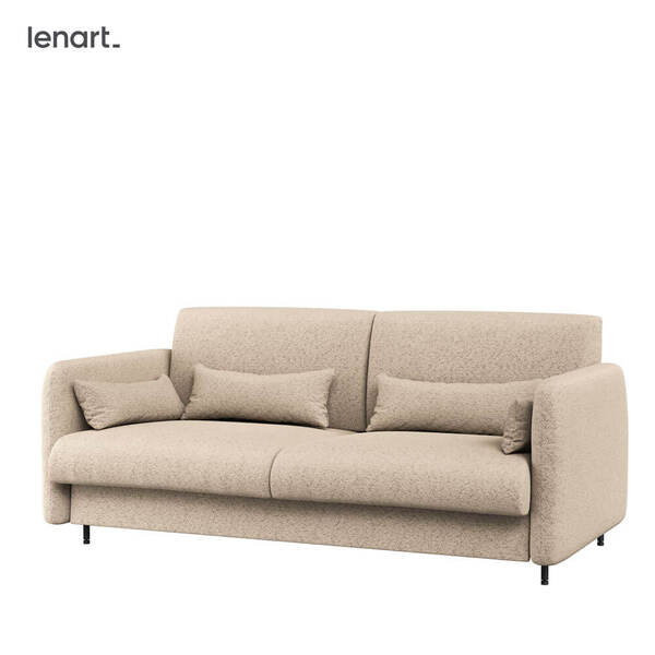  Bed Concept Bed Concept Bc-19 - Sofa 160 Do Bc-12 - Boucle Beżowy Piu 03 / Front Dąb Artisan 