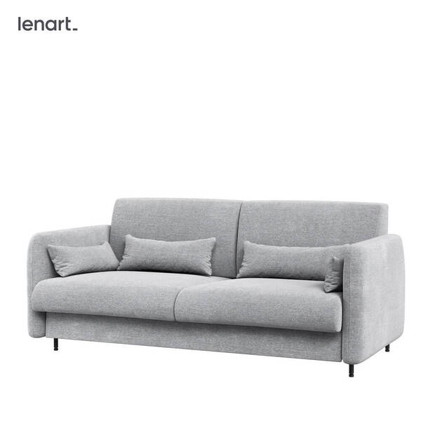  Bed Concept Bed Concept Bc-19 - Sofa 160 Do Bc-12 - Szary Art 82626 / Front Biały Połysk 