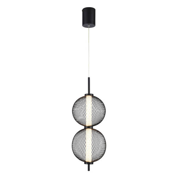  Candellux Lampa Wisząca Druciana Puma Z Kloszami Kulami 14 X 38 Cm – Designerskie Oświetlenie Salonu Led 3000k 