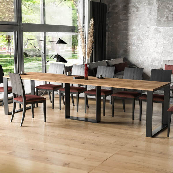  Endo Stół Drewniany Borys Bis | 130-310x90 | Kolor Do Wyboru 