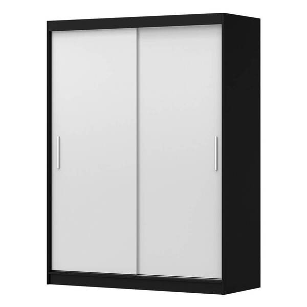 Idźczak Szafa Vista 04 | 150| Czarny, Biały 