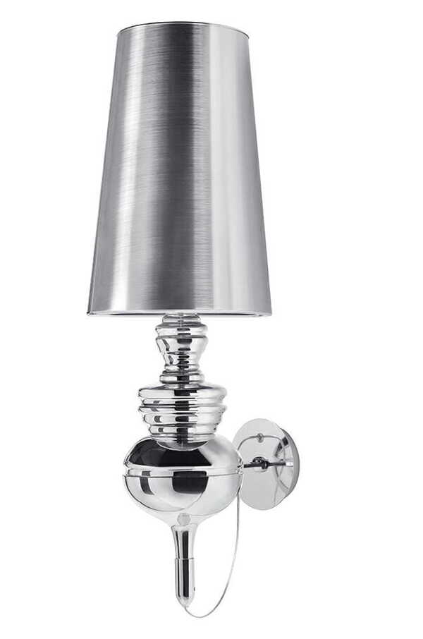  King Home Lampa ścienna Queen Wall 23 Chromowana 