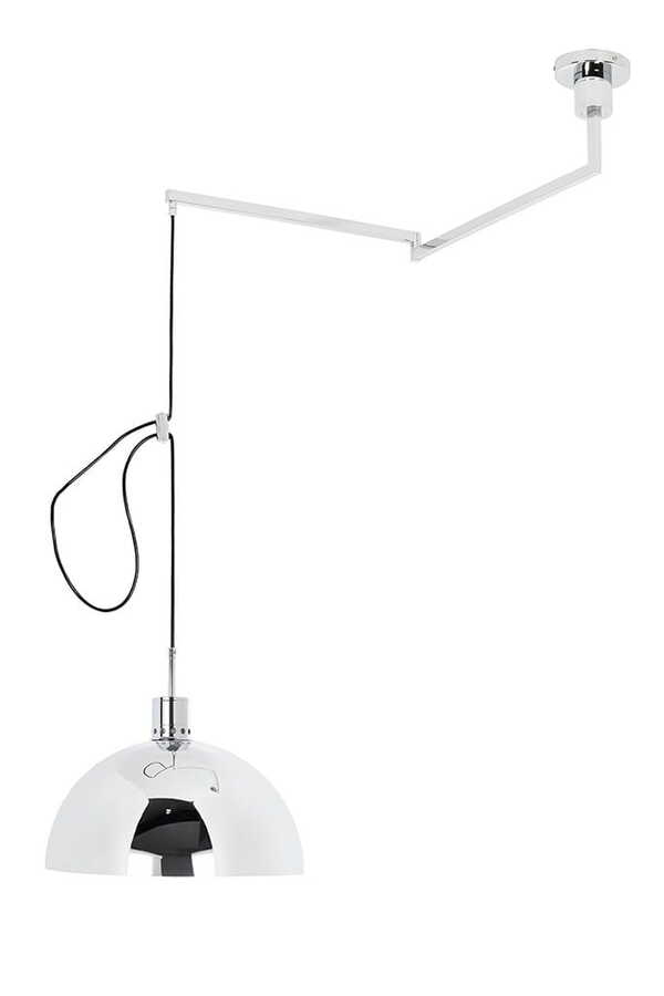  King Home Lampa Wisząca Rota 360 Srebrny Chrom 