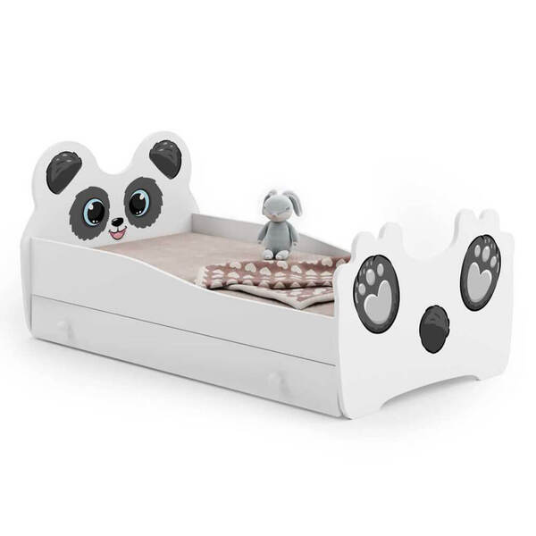  Kobi Łóżko Pojedyncze Panda 70x140 Z Szufladą 