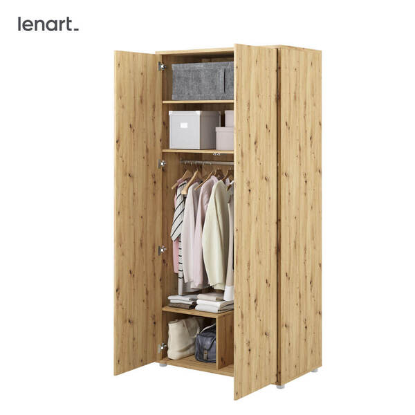  Lenart Bed Concept Bc-20 - Szafa 2d - Dąb Artisan 