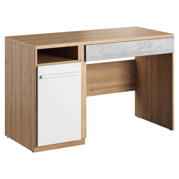  Lenart Biurko Plano Pn-06 Dąb Nash/mitu Grey/biały 