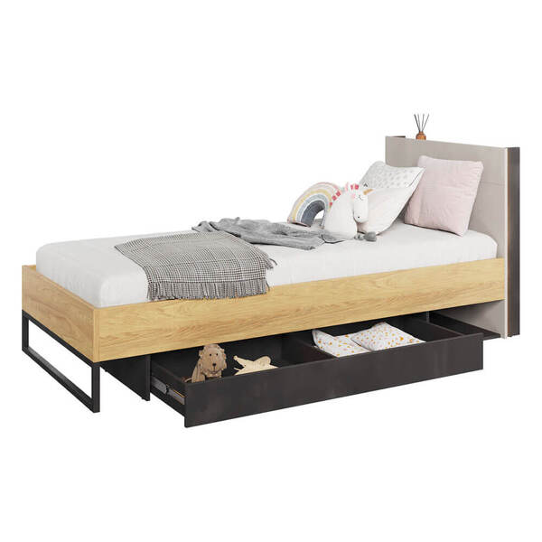  Lenart Łóżko Z Pojemnikiem Teen Flex Tf-16 | 90x200 