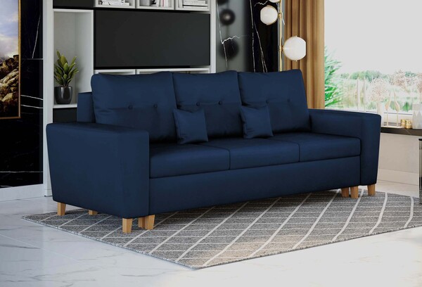  Meblemwm (mgk) Nowoczesna Sofa Do Salonu Z Pojemnikiem - Elio | Kolor Do Wyboru 