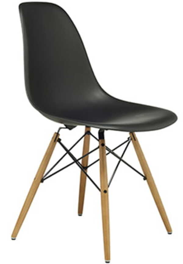  Meblemwm Nowoczesne KrzesŁo Eames Dsw Czarne Em01 | Outlet 