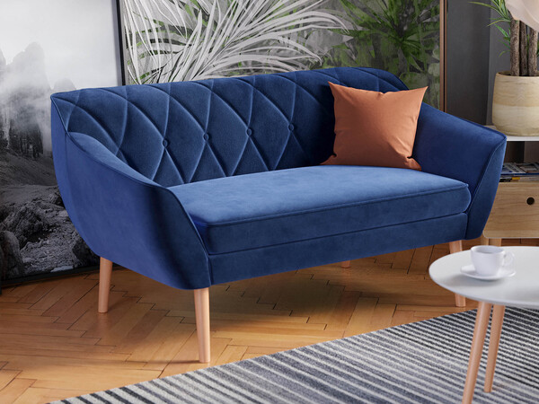  Meblemwm Sofa 2 Osobowa Welurowa Skand 