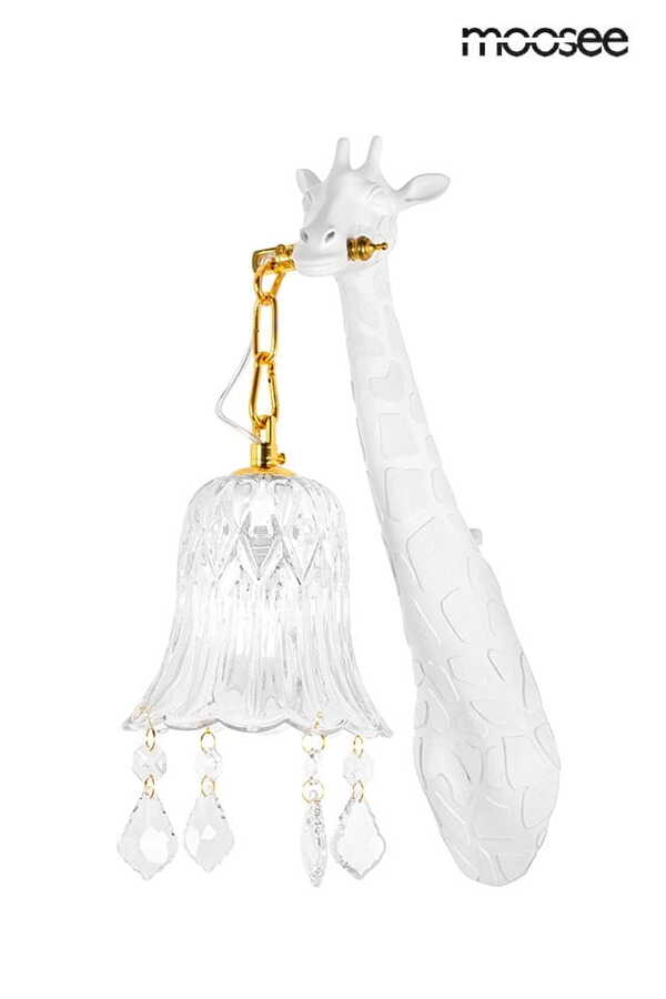  Moosee Moosee Lampa ścienna Giraffe Biała 