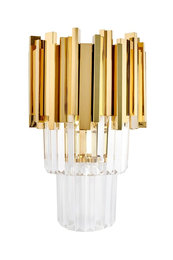  Moosee Moosee Lampa ścienna Imperial Wall Gold - Stal, Kryształ 