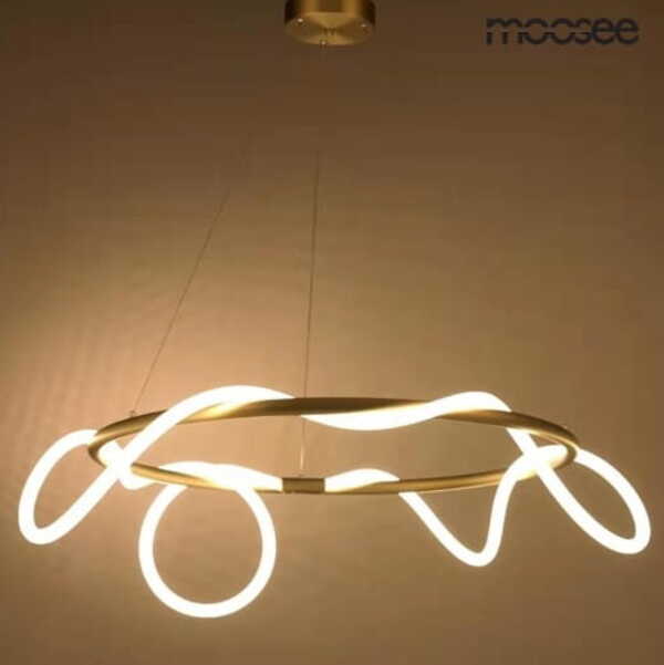  Moosee Moosee Lampa Wisząca Serpiente 60 Złota 