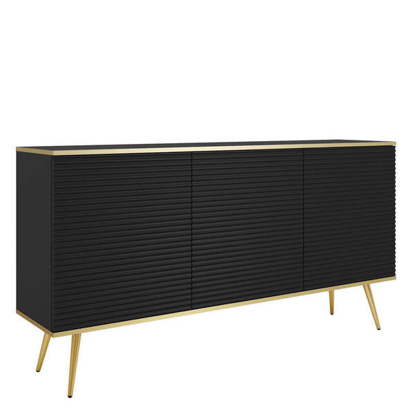 Piaski Komoda Oro Mdf K-160 | Oro | Czarny 