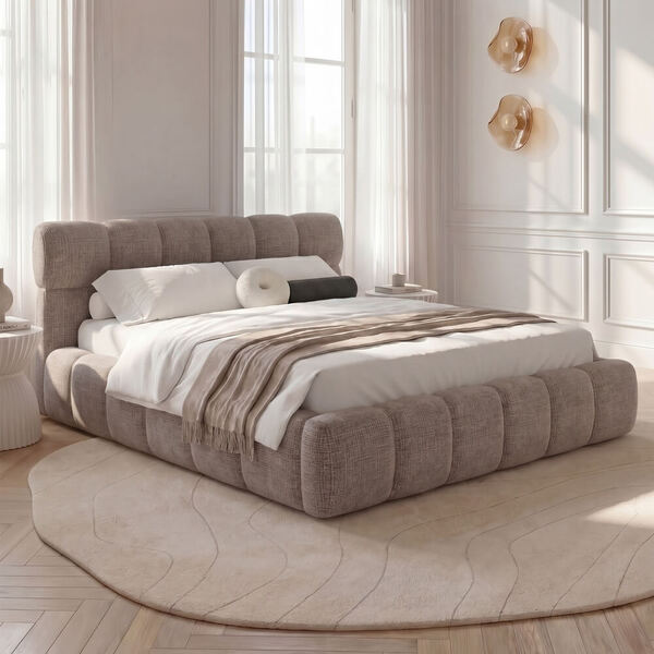  Quarto24 Łóżko Tapicerowane Boston Slim | 200x200 | Stelaż Metalowy | Cremona 24 | Szybka WysyŁka 