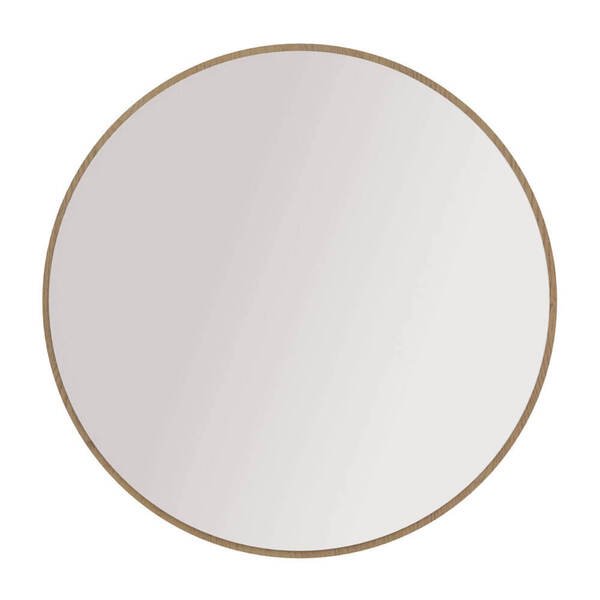  Stolarz-lempert Lustro Okrągłe Ovalio 701 | 100cm | Ramka Dąb Cremona 