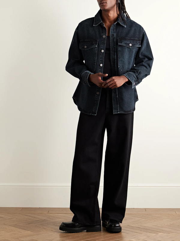  Agolde - Park Denim Shirt Jacket - Men - Blue - M 
