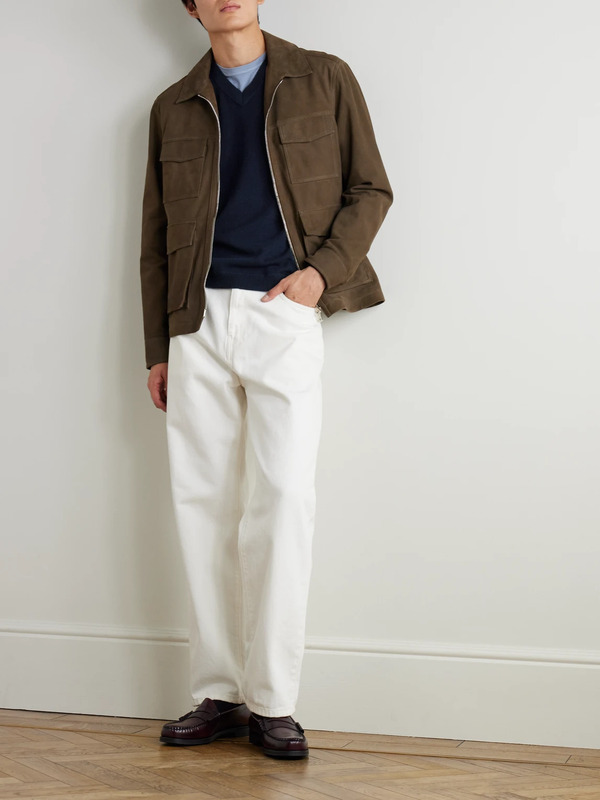  Allude - Cashmere Sweater - Men - Blue - S 