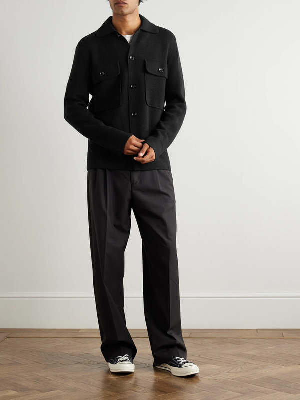  Allude - Virgin Wool And Cashmere-blend Cardigan - Men - Black - S 