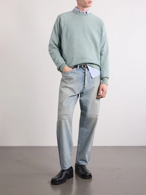 A.presse - Cotton-jersey Sweatshirt - Men - Green - 2 