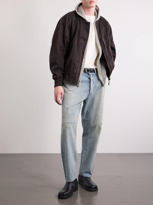  A.presse - No.37 Wide-leg Distressed Jeans - Men - Blue - Uk/us 36 