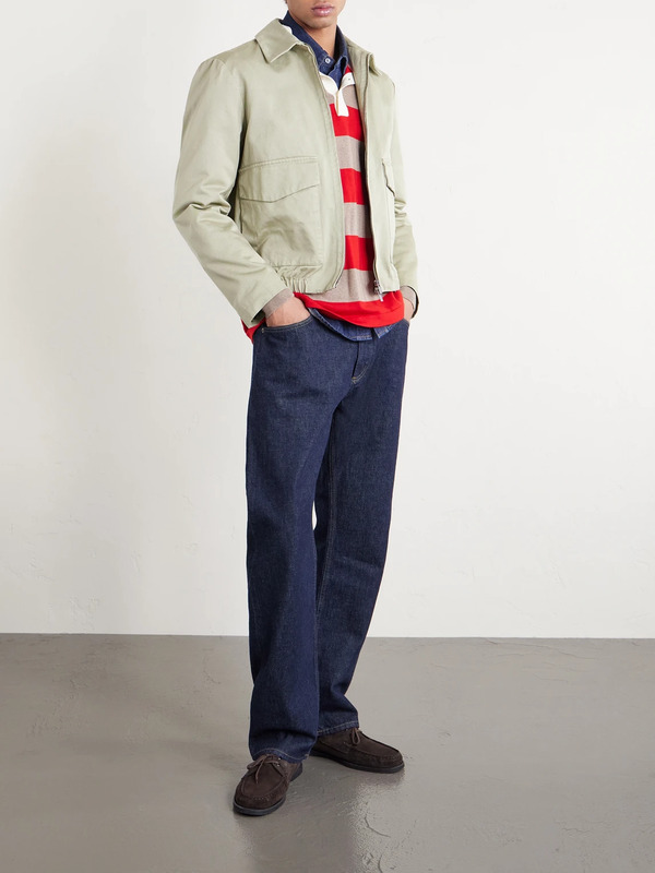  Barena - Cotton-gabardine Jacket - Men - Green - It 48 