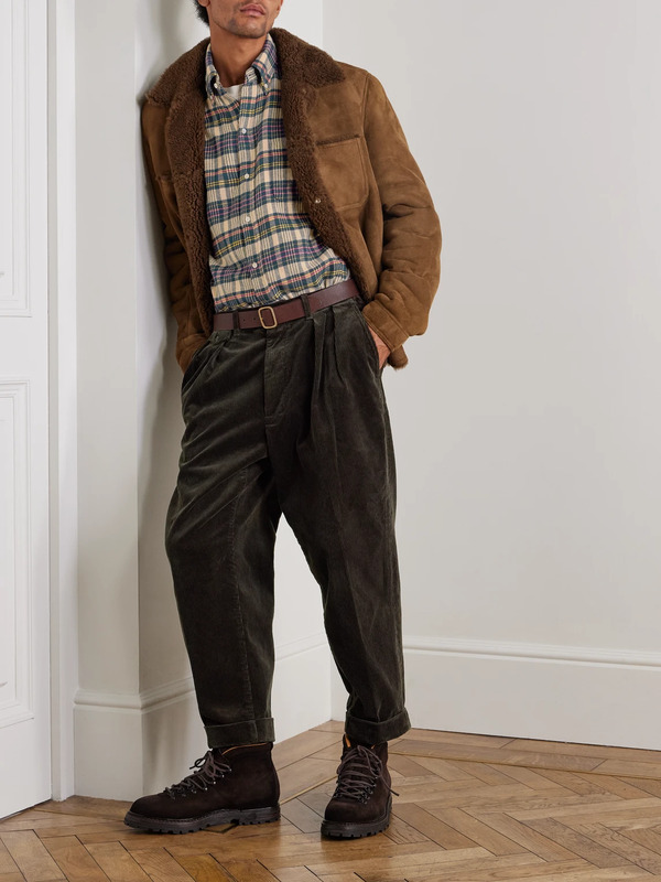  Beams Plus - Checked Cotton-flannel Shirt - Men - Neutrals - S 