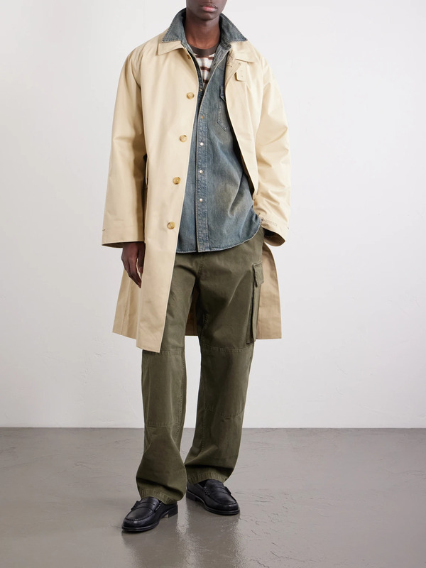  Beams Plus - Western Double Dye Denim Shirt - Men - Blue - S 