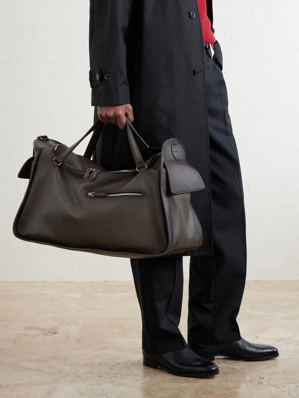  Berluti - Periple Full-grained Leather Weekend Bag - Men - Brown 