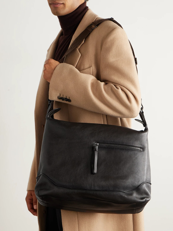  Berluti - Un Jour Textured-leather Messenger Bag - Men - Brown 