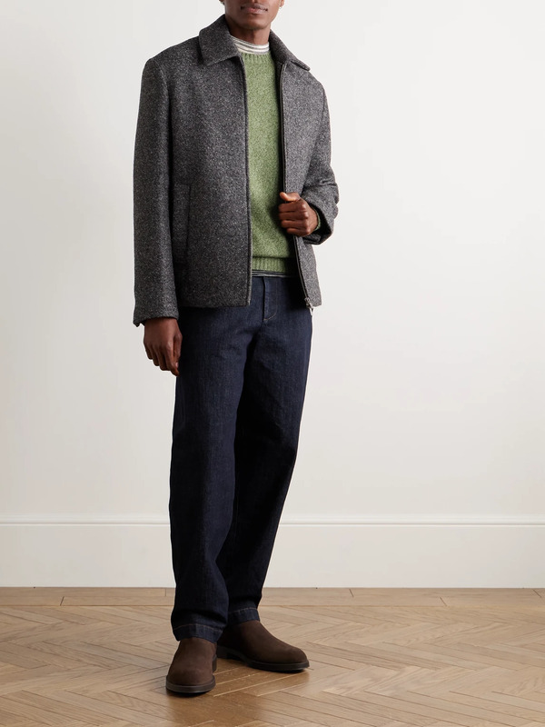  Boglioli - Wool And Cashmere-blend Sweater - Men - Green - M 