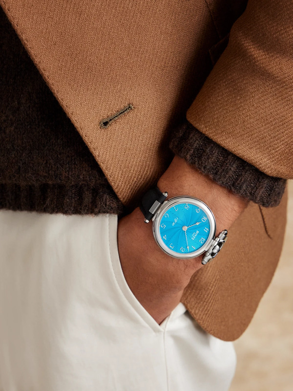  Bovet - Monsieur Bovet Limited Edition Hand-wound 43mm Titanium And Canvas Watch, Ref. No. Ai43032 - Men - Blue 