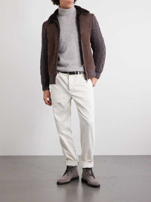  Brunello Cucinelli - Alpaca-blend Rollneck Sweater - Men - Neutrals - It 48 