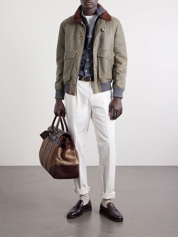  Brunello Cucinelli - Denim Shirt - Men - Gray - M 