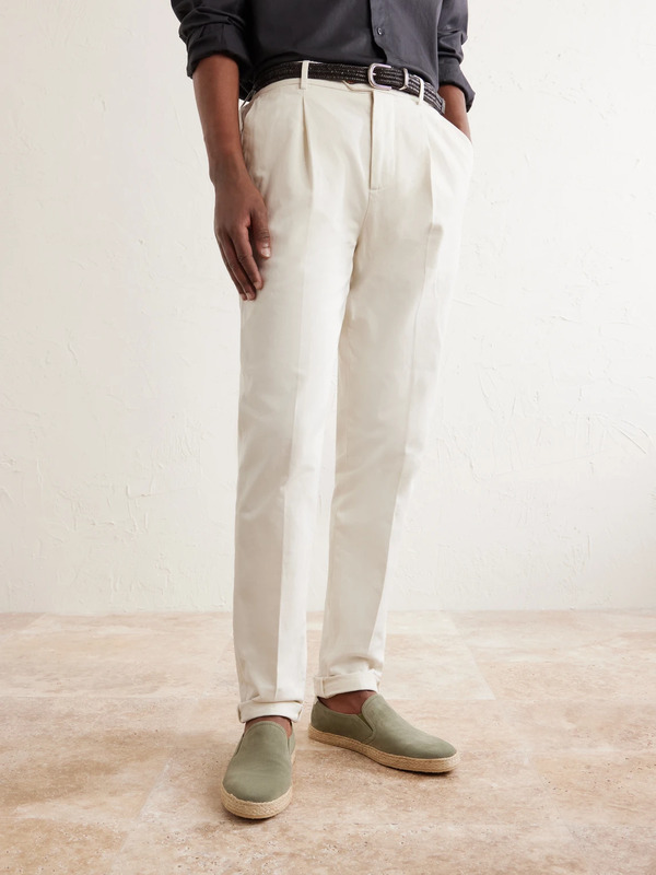  Brunello Cucinelli - Suede Espadrilles - Men - Green - Eu 40 