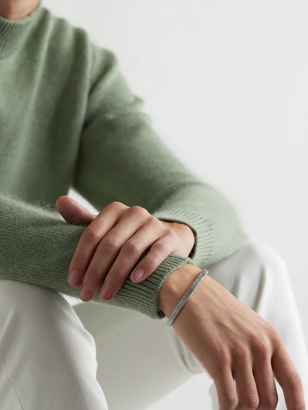  Buccellati - Macri White Gold Cuff - Men - Silver - M 