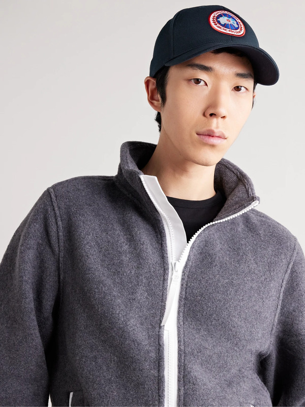  Canada Goose - Arctic Logo-appliquéd Twill Baseball Cap - Men - Blue 
