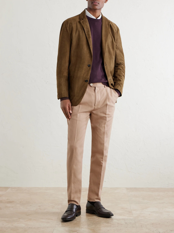  Canali - Cashmere Sweater - Men - Brown - It 46 