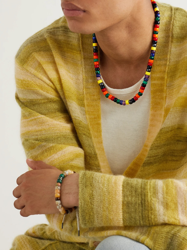  Carolina Bucci - Formentera Forte Beads Gold Multi-stone Necklace - Men - Multi 